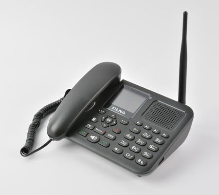 Buy Dual Fixed GSM Wireless Desk Phone , TNC Antenna Desktop Phone online manufacture